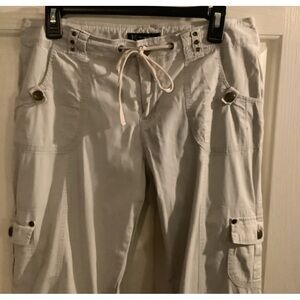 INC Brand Women’s cargo pant, light beige, size 8.